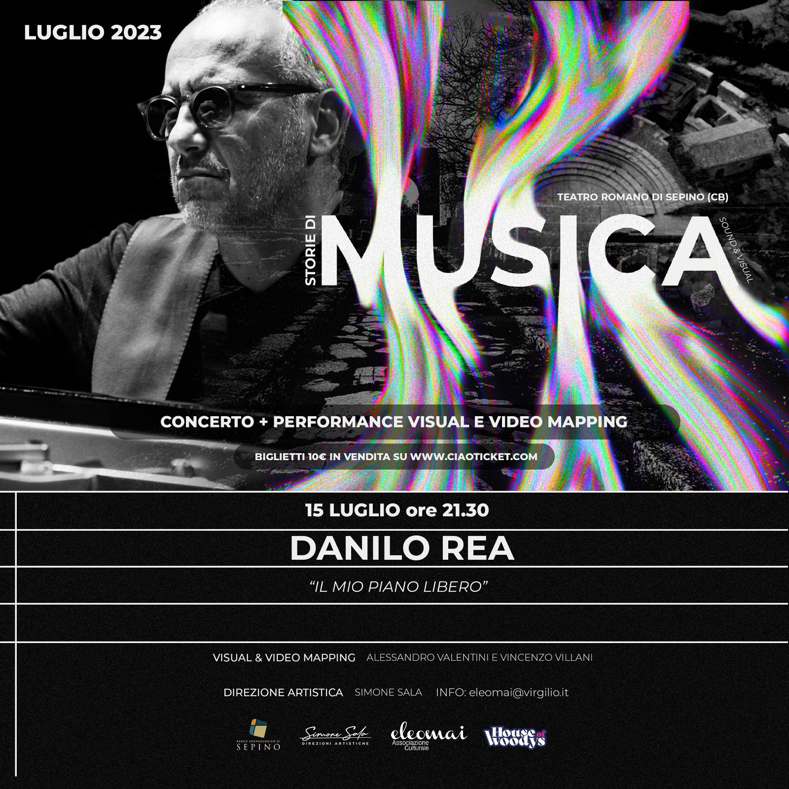 Parco archeologico di Sepino - Area archeologica di Altilia-Saepinum - Festival "Storie di musica" - Danilo Rea - Il mio piano libero